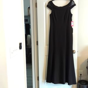 Black evening gown